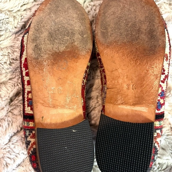 Artemis Design Co. Handmade one of a kind Anthropologie Bohemian Loafers 
Size 5